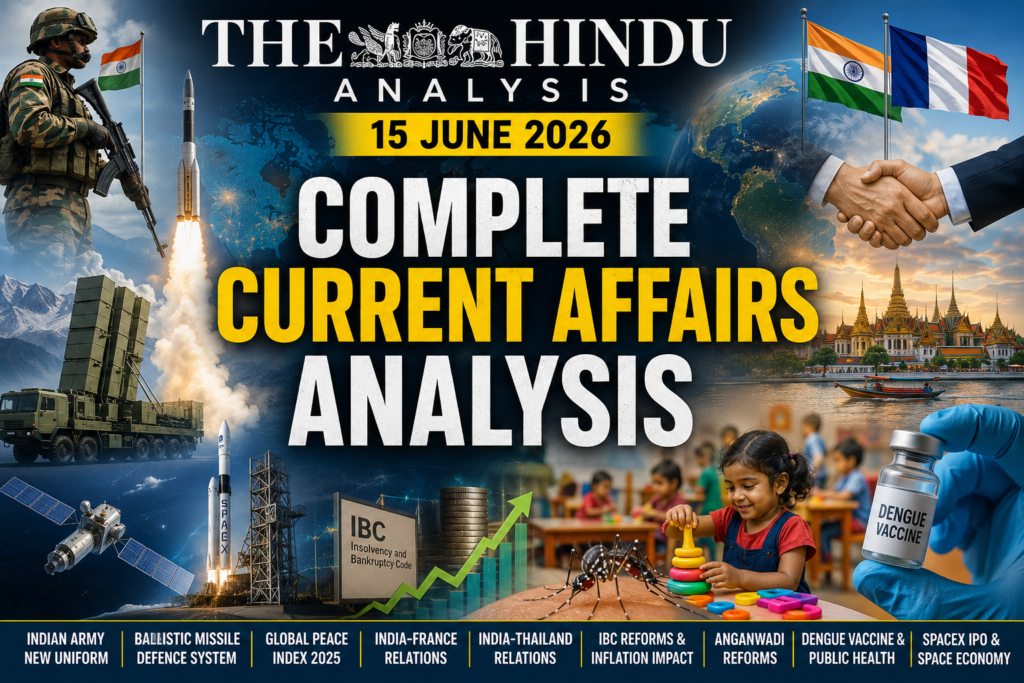 15 June 2026 The Hindu Analysis