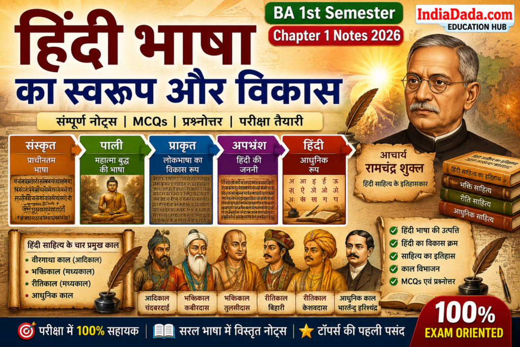 BA 1st Semester Hindi