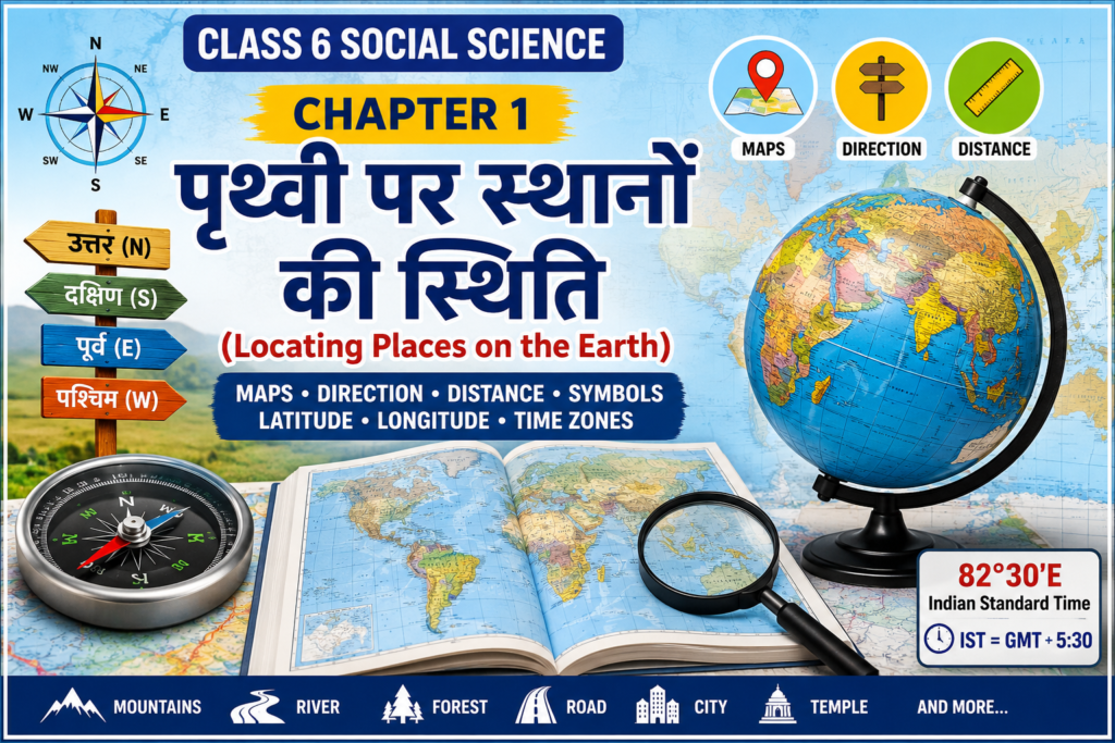 Class 6 SST Chapter 1 Locating Places on the Earth Notes