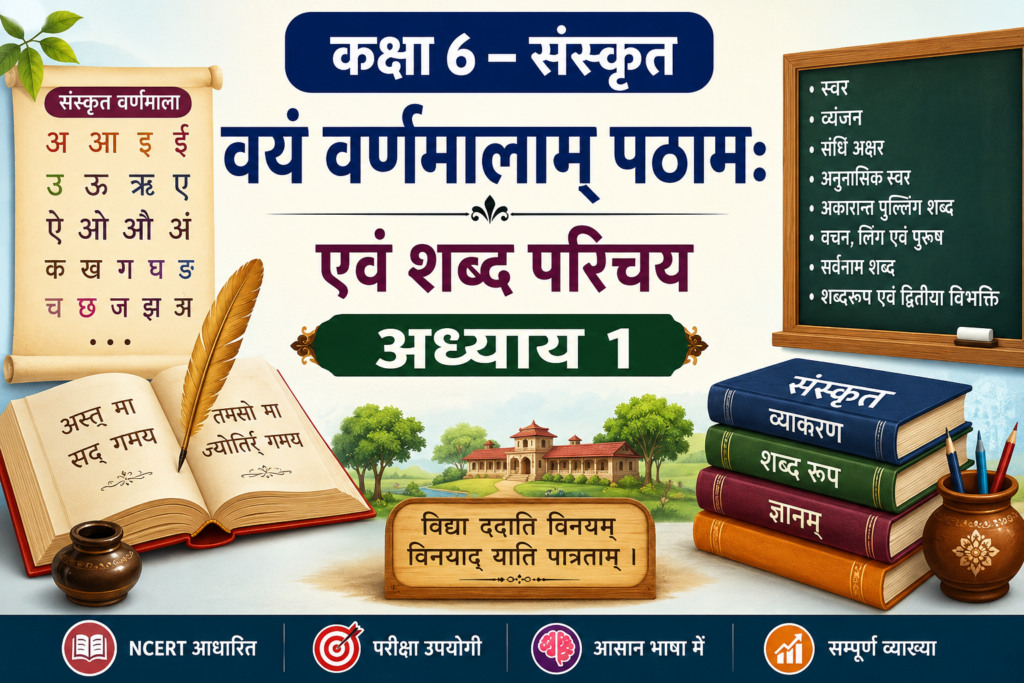 Class 6 Sanskrit Chapter 1 Notes