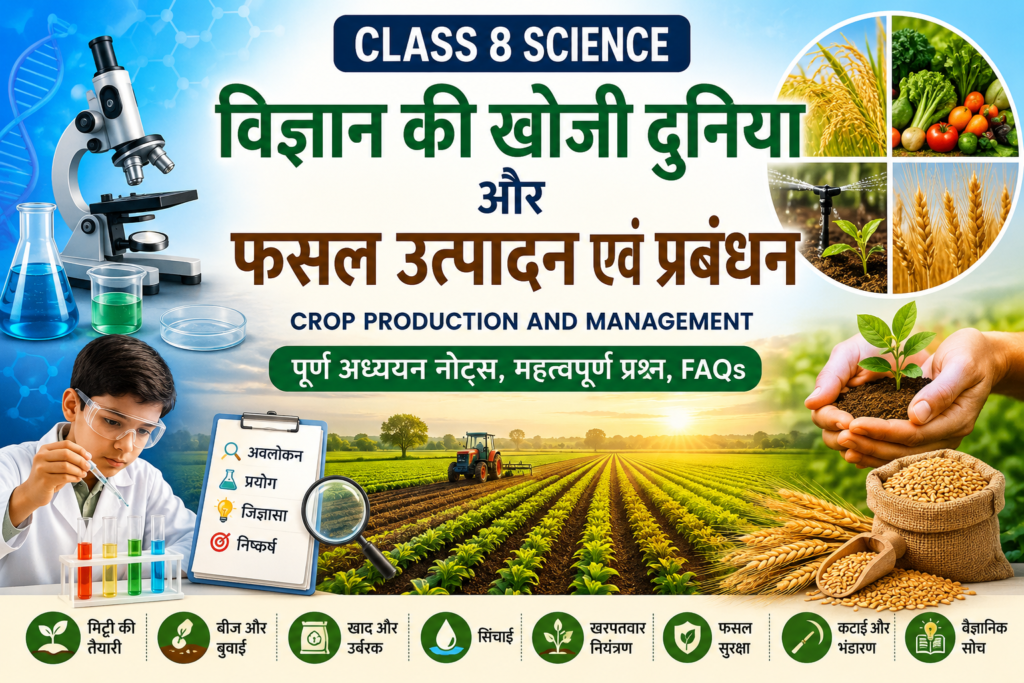 Class 8 Science Chapter 1 Notes