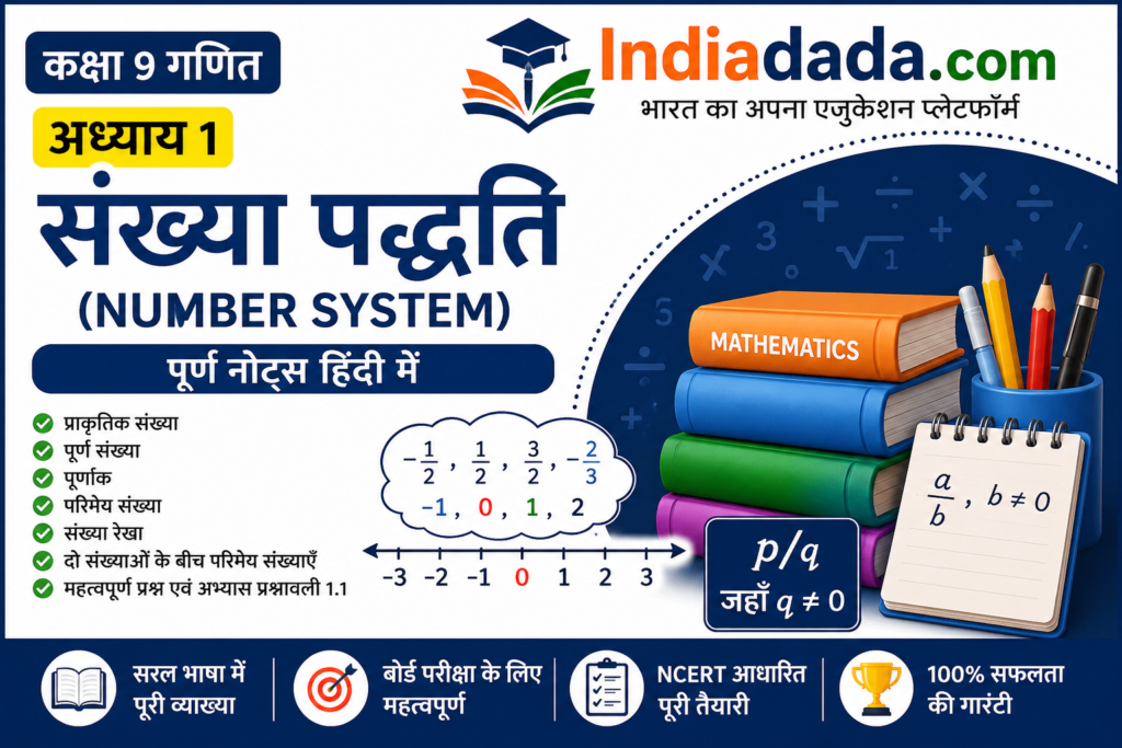 Class 9 Maths Chapter 1 Number System Notes