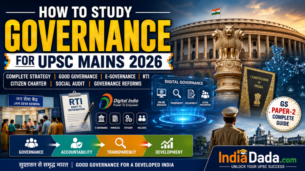 How to Study Governance for UPSC Mains