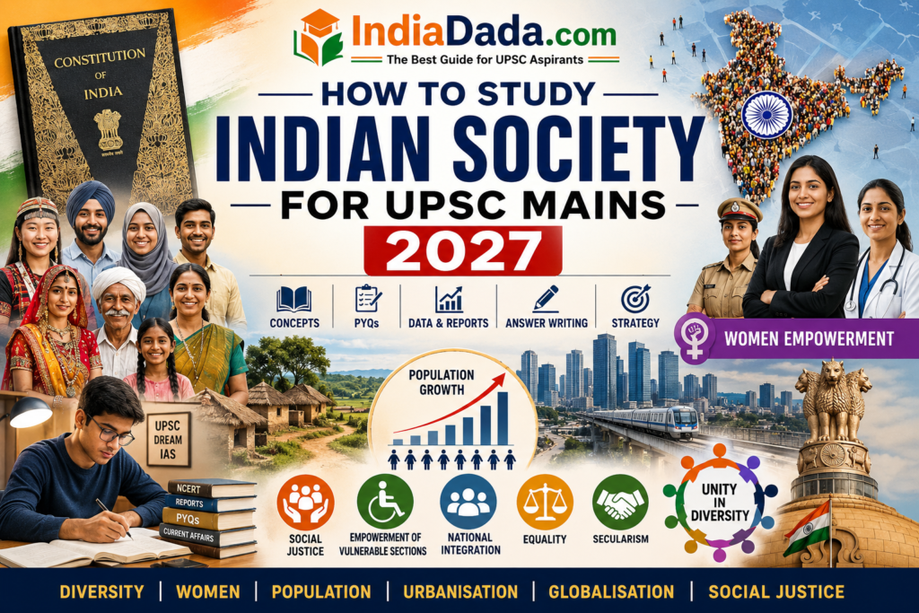 How to Study Indian Society for UPSC Mains