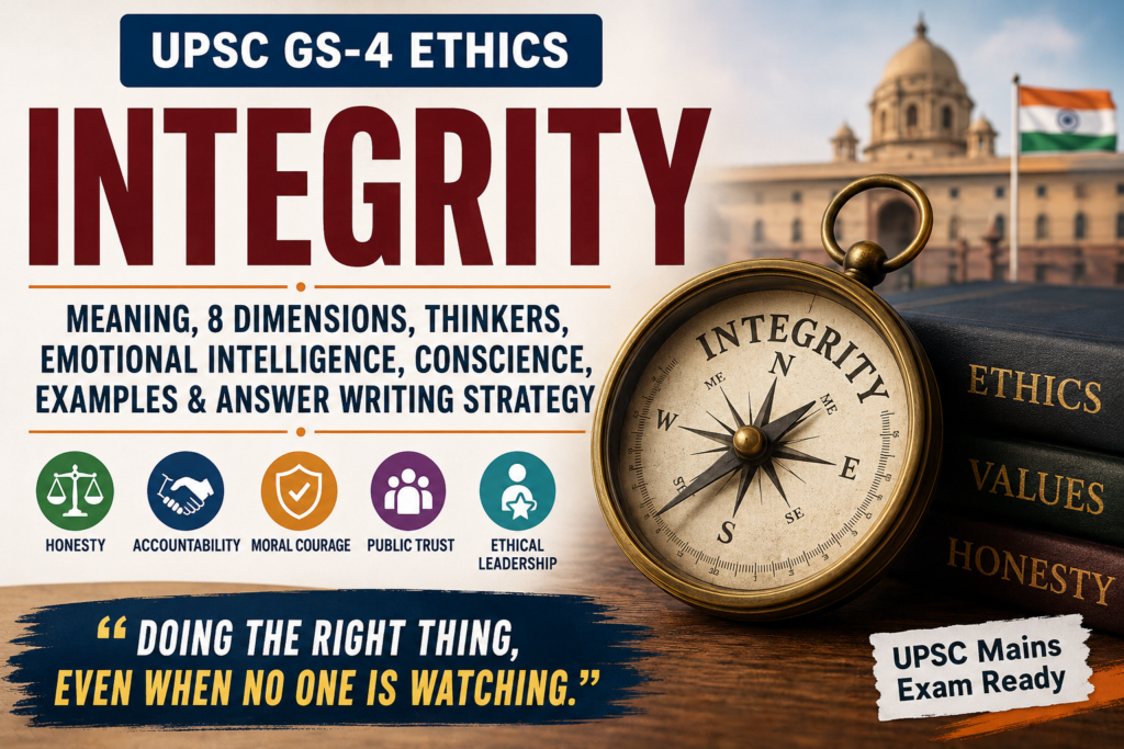 How to Study Integrity for UPSC GS 4