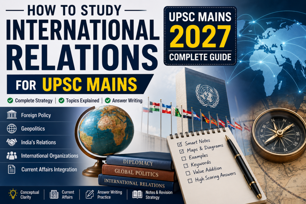 How to Study International Relations for UPSC Mains