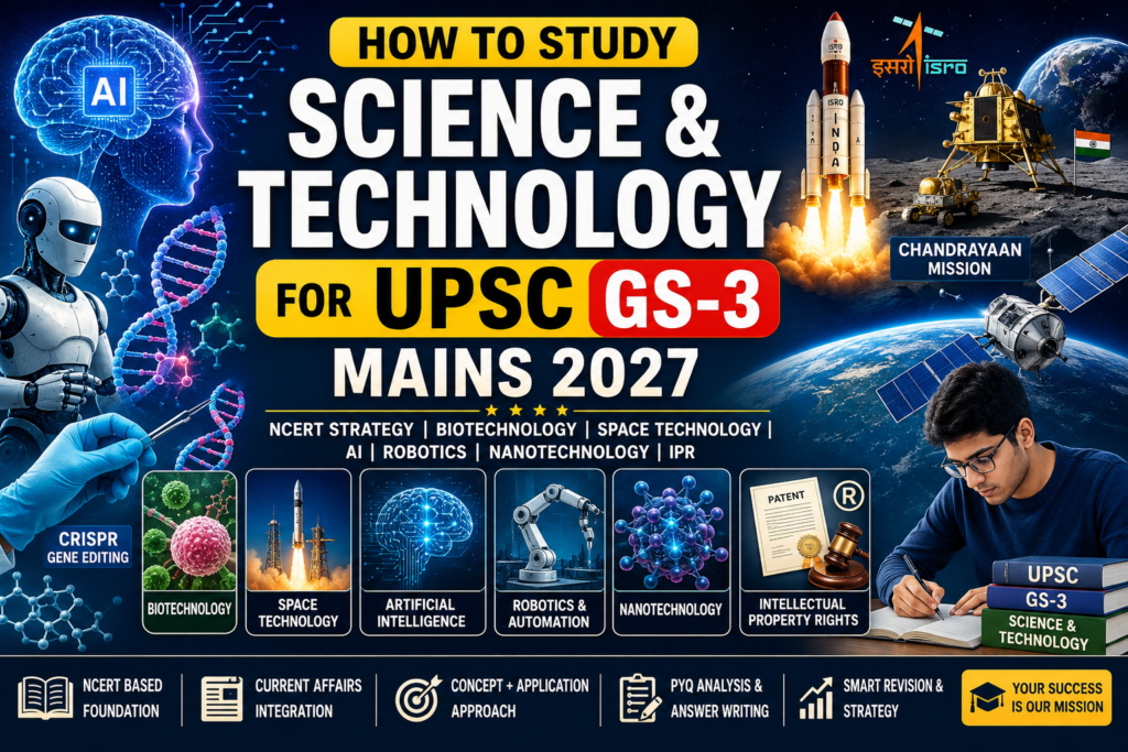 How to Study Science & Technology for UPSC GS-3 Mains