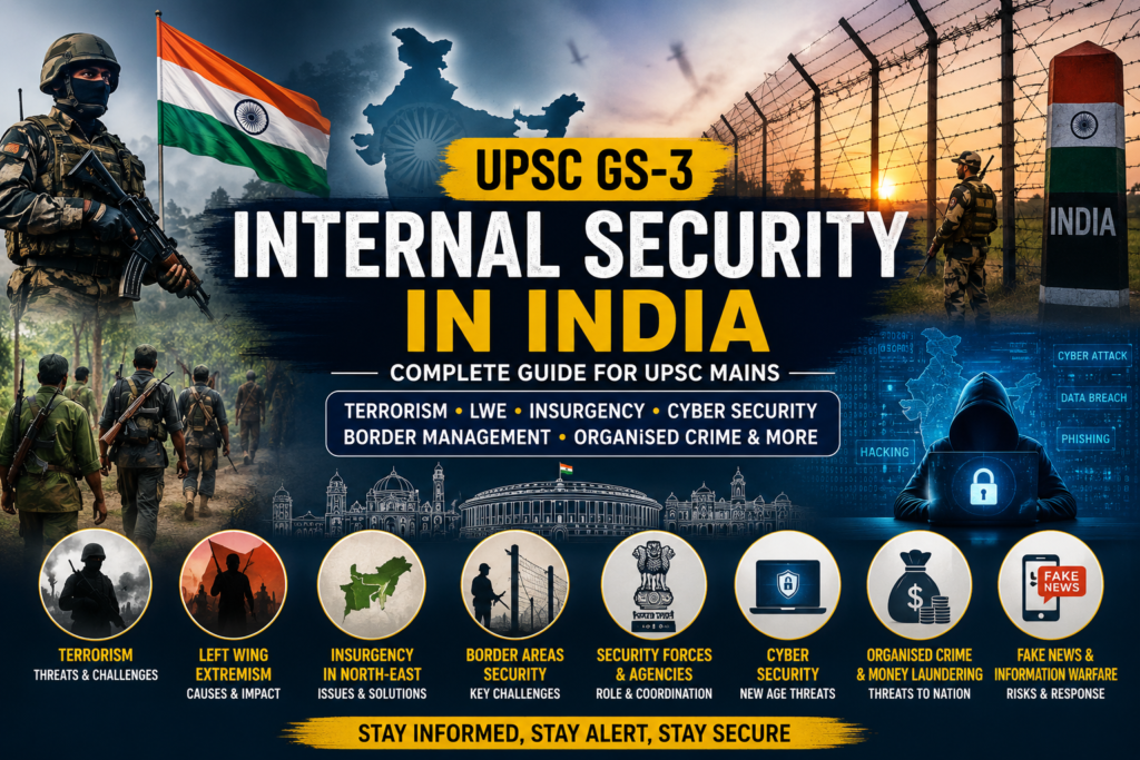 Internal Security in India for UPSC GS-3 Mains