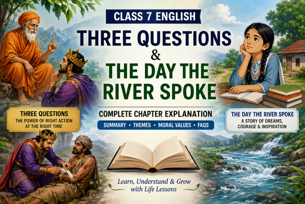 The Day the River Spoke Summary Class 7