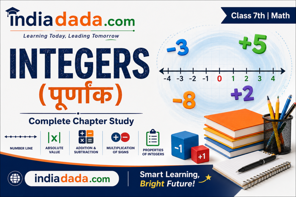 NCERT Class 7 Maths Chapter 1 Integers Notes