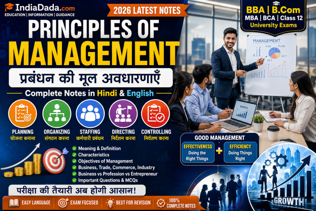 Principles of Management Notes