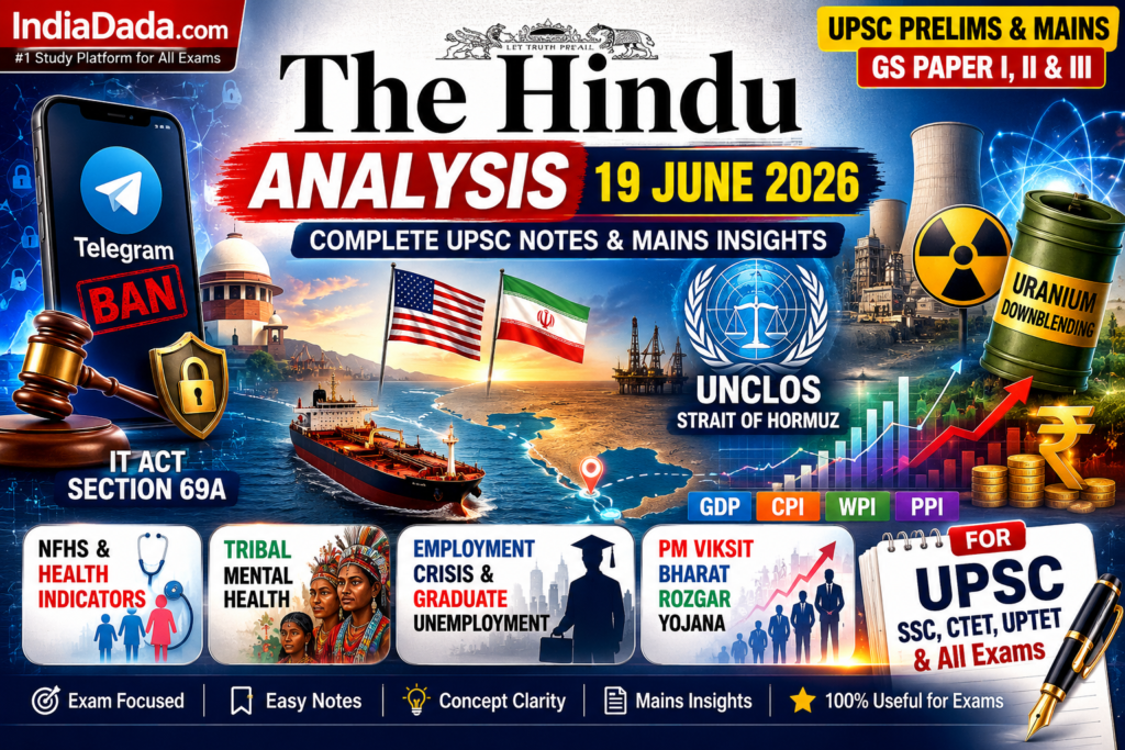 The Hindu Analysis 19 June 2026 for UPSC