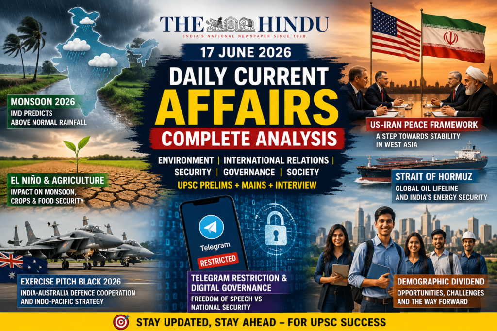 The Hindu Analysis 17 June 2026 UPSC Current Affairs