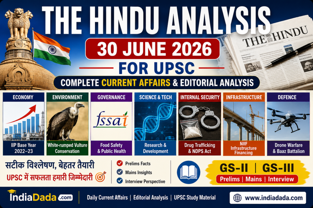 The Hindu Analysis 30 June 2026