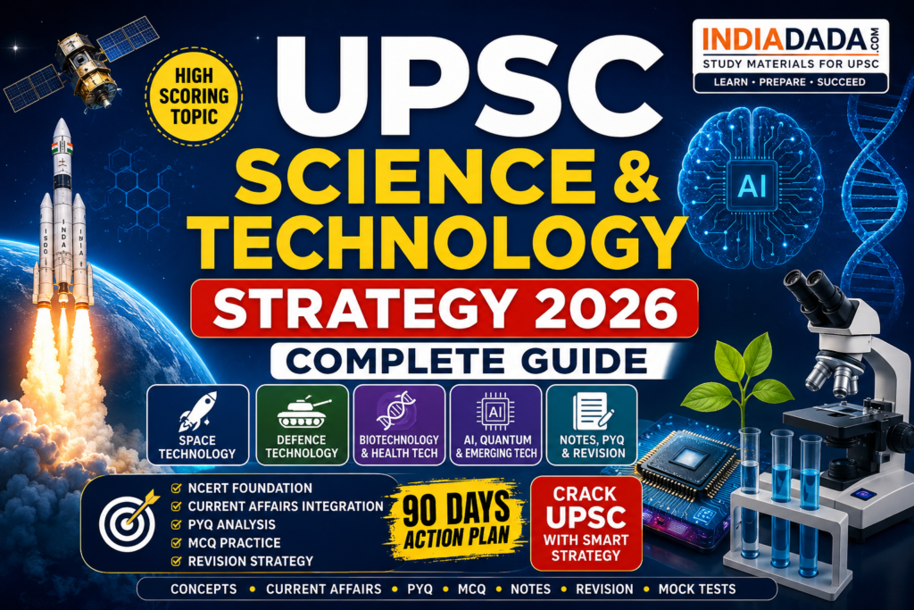 UPSC Science & Technology Strategy
