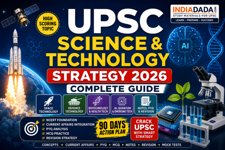 UPSC Science & Technology Strategy