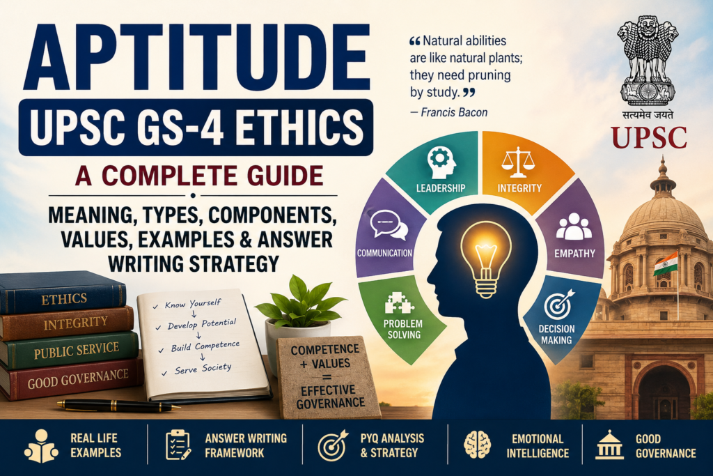 UPSC Ethics GS-4 में Aptitude