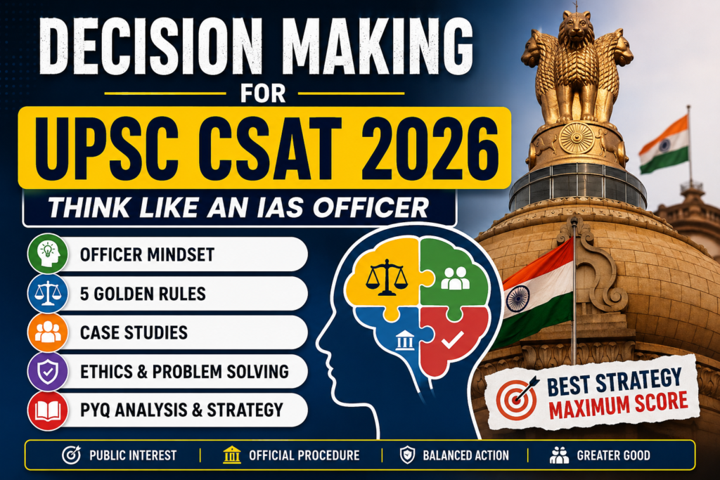 Decision Making for UPSC