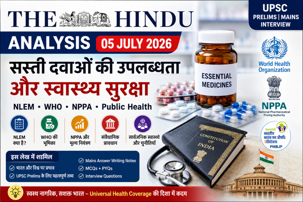 The Hindu Analysis 05 July 2026