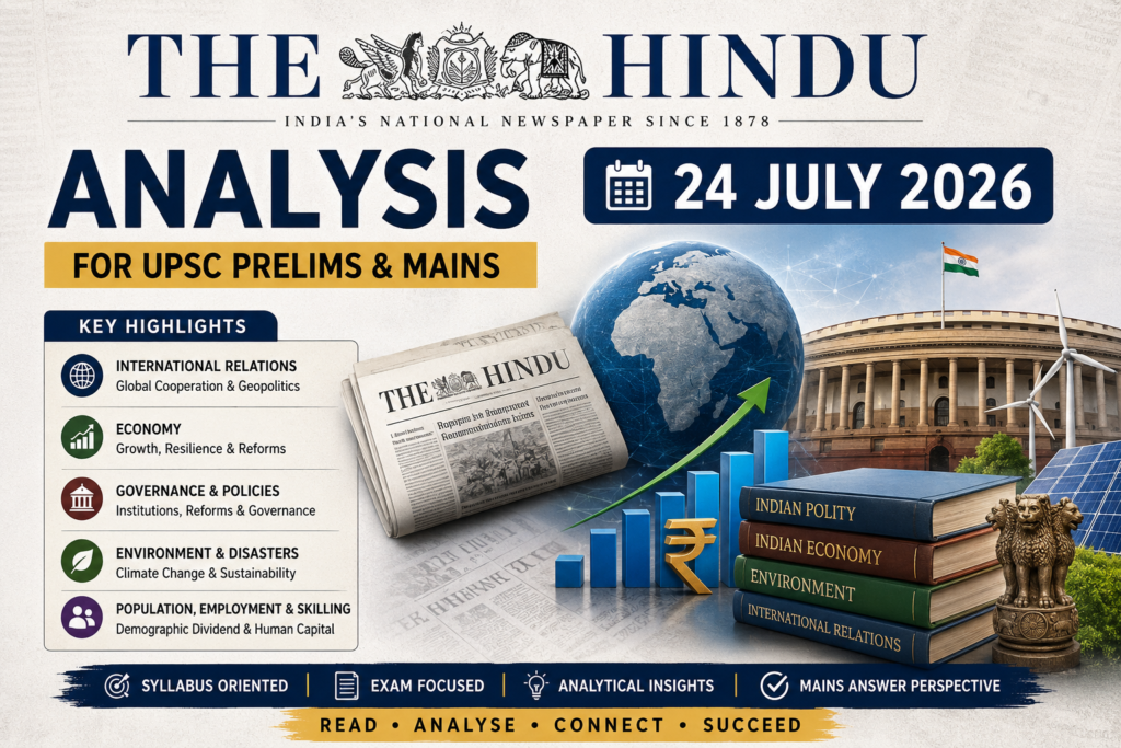 The Hindu Analysis 24 July 2026